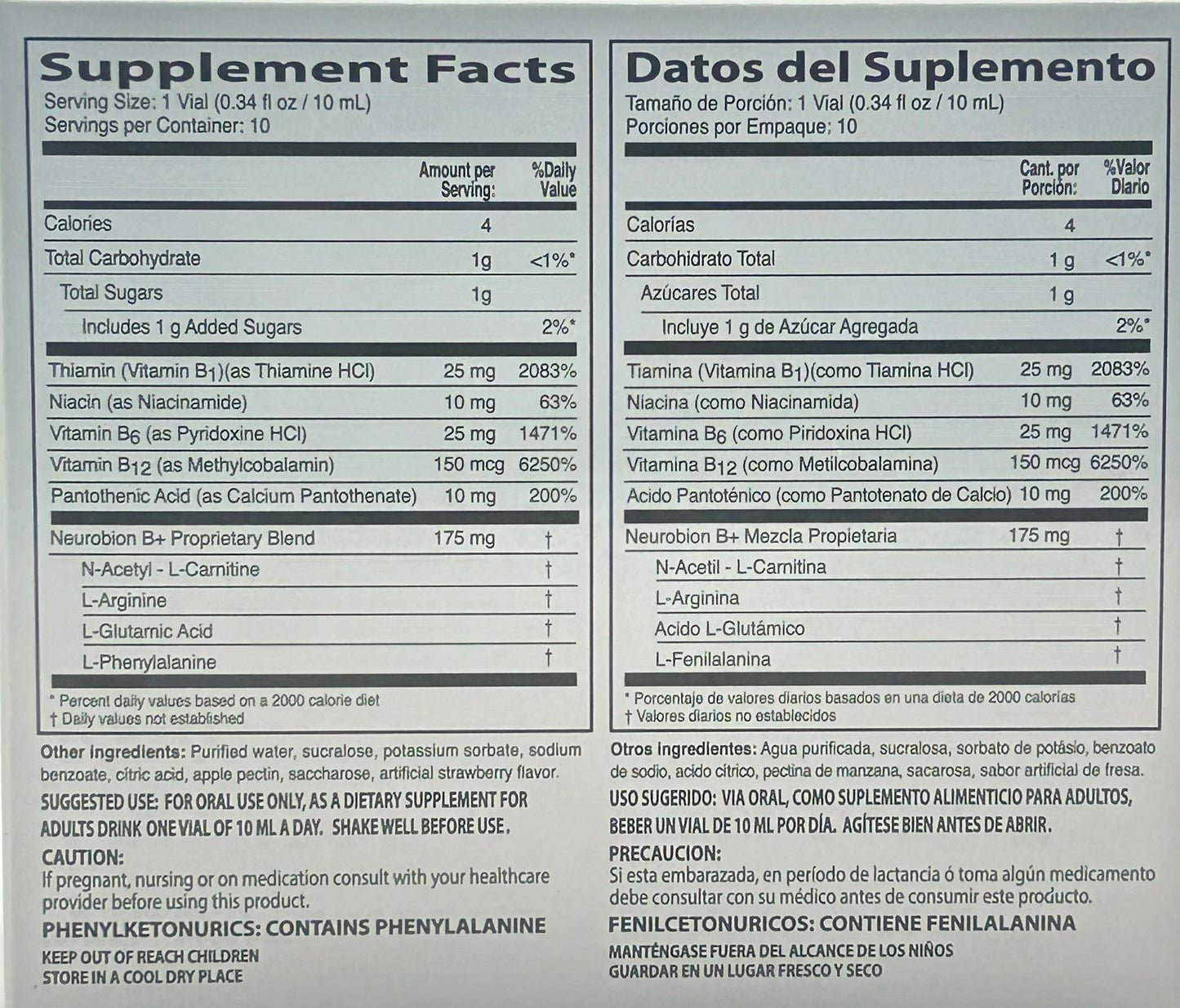 Neurobion Plus 10 Viales Bebibles