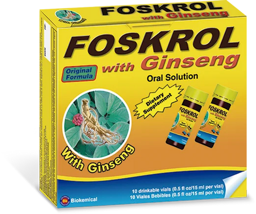 Foskrol Con Ginseng 10 Viales 15ml