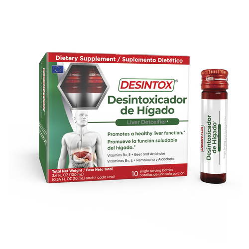 Desintox® Desintoxicante Del Hígado 10 Viales (10 Ml)