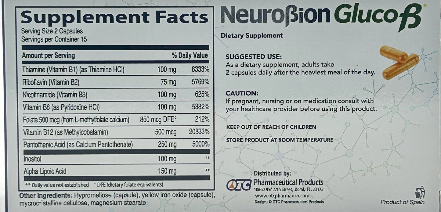 Neurobion Gluco-B 30 Cápsulas