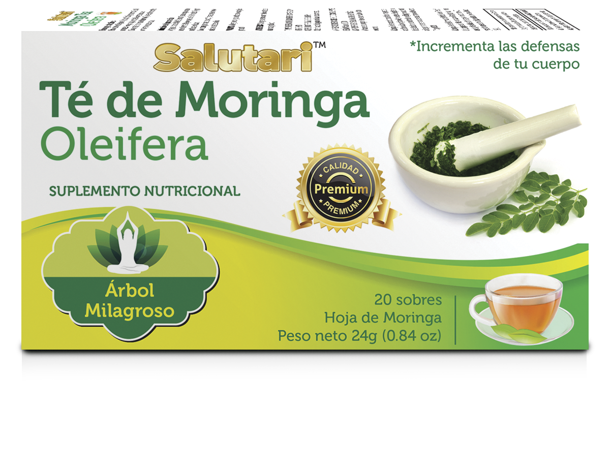 Salutari® Té De Moringa En Polvo 20 Paquetes