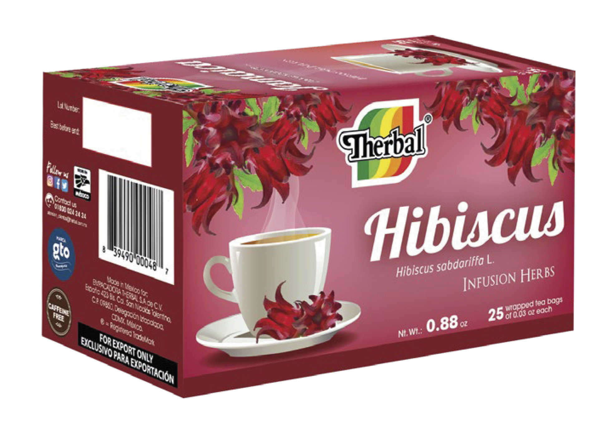 Therbal Te Jamaica (Hibiscus) 25Ct