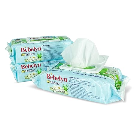 3CT Bebelyn® Toallitas Humedas Para Bebés (Con 80 Toallitas C/U) Bebelyn Toallitas Vas al Super