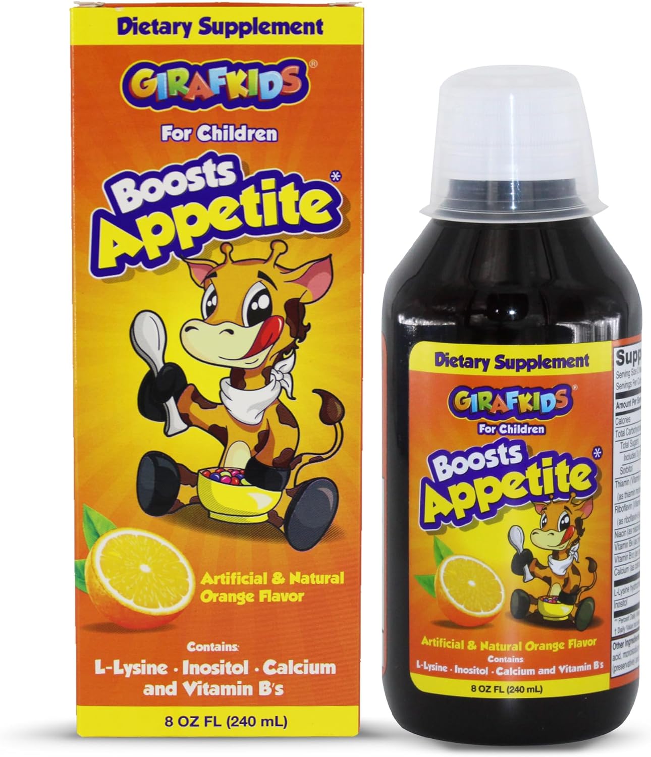 Girafkids® Vitaminas Del Apetito Para Niños 8 Fl Oz (120 Ml)