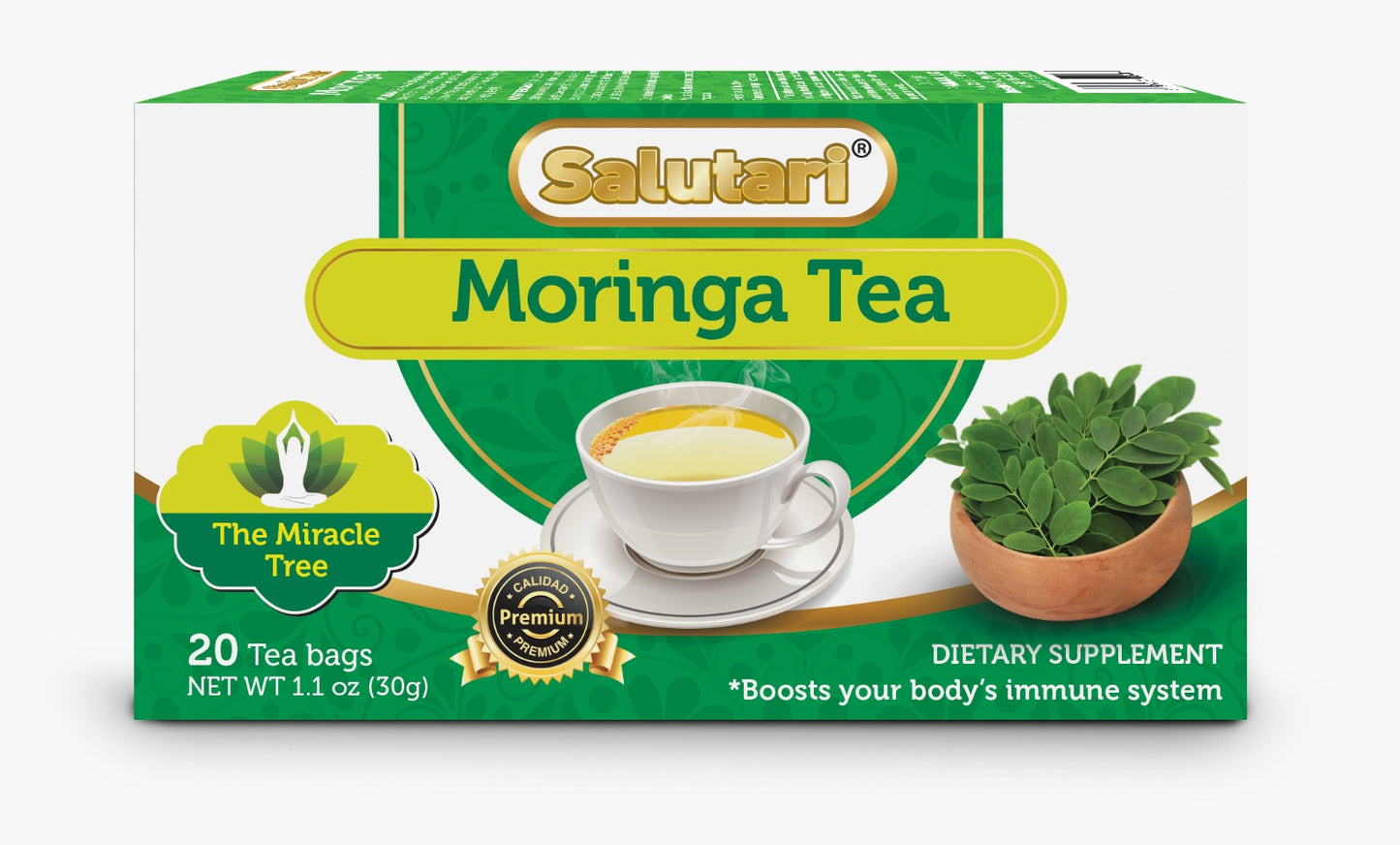 Salutari® Té De Moringa En Polvo 20 Paquetes