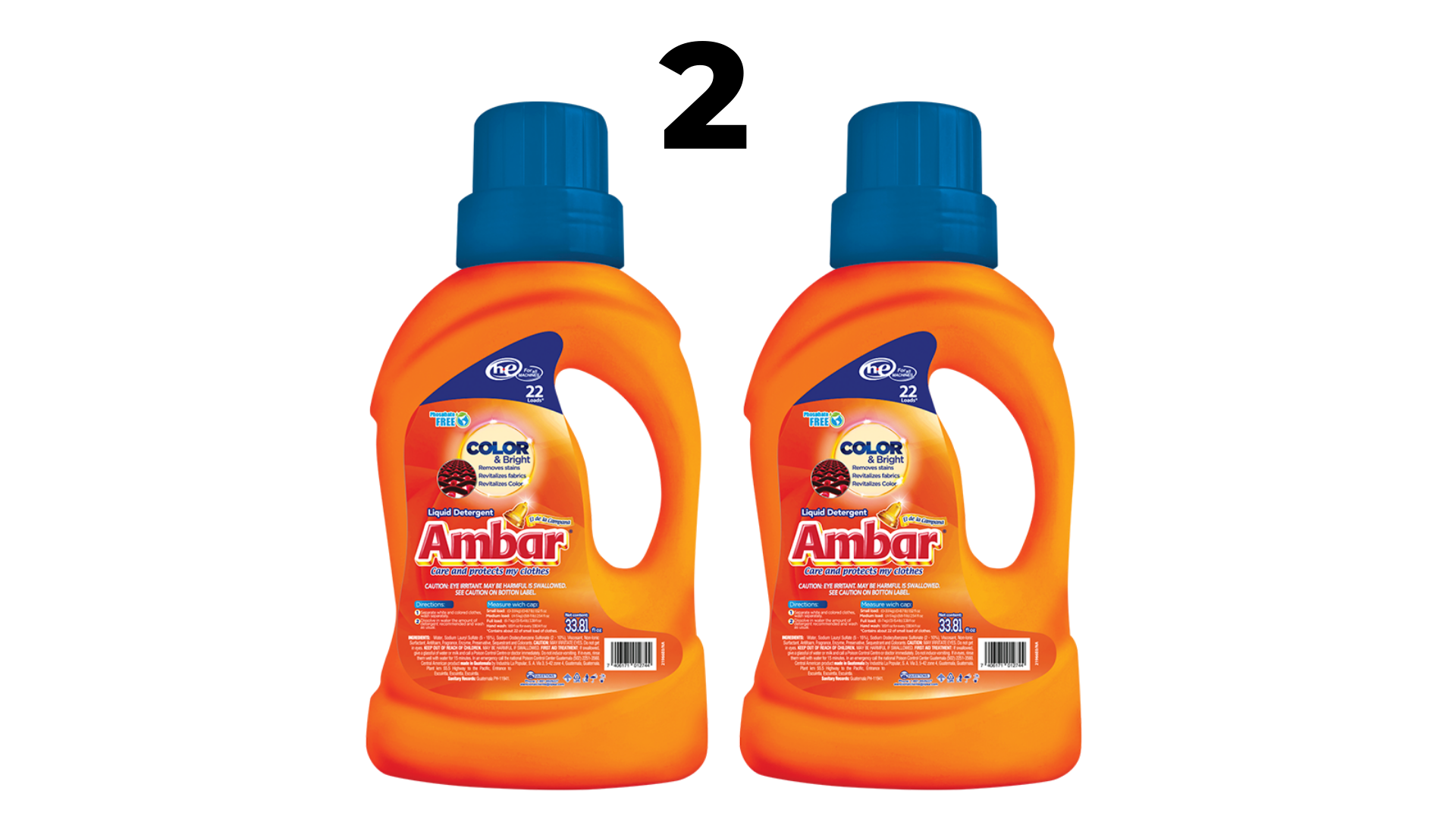 Jabon liquido ambar 2ct 